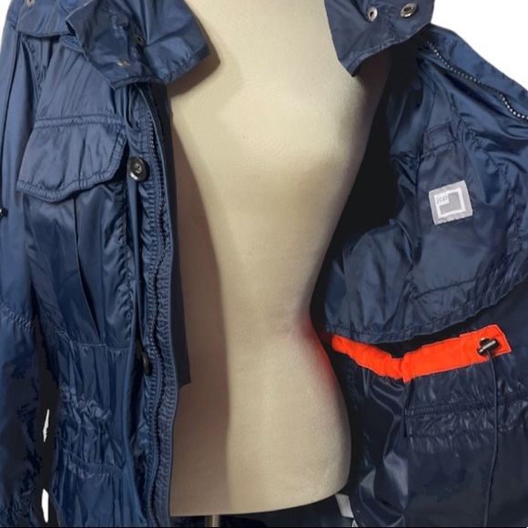 Lightweight Jacket with Hood Windbreaker Rain Repellent Resistant Womens Size L - Picture 10 of 12